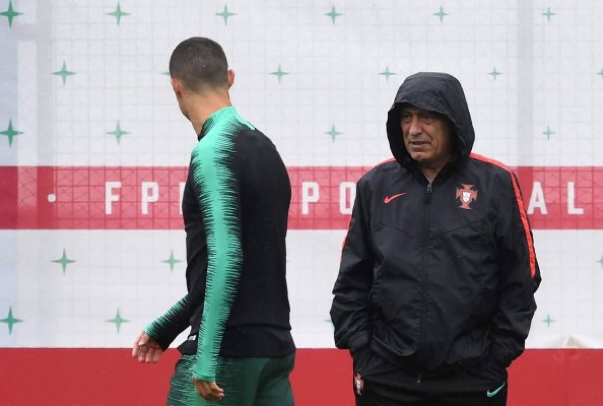 ¿Tristeza? Así fue captado Cristiano Ronaldo en su primer entrenamiento en Rusia