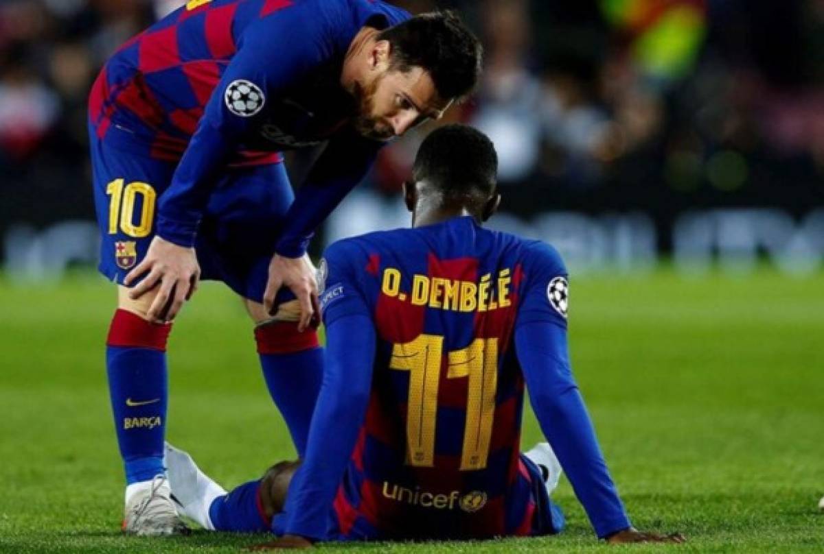 OFICIAL: Ousmane Dembéle estará diez semanas de baja con el Barcelona por una lesión  
