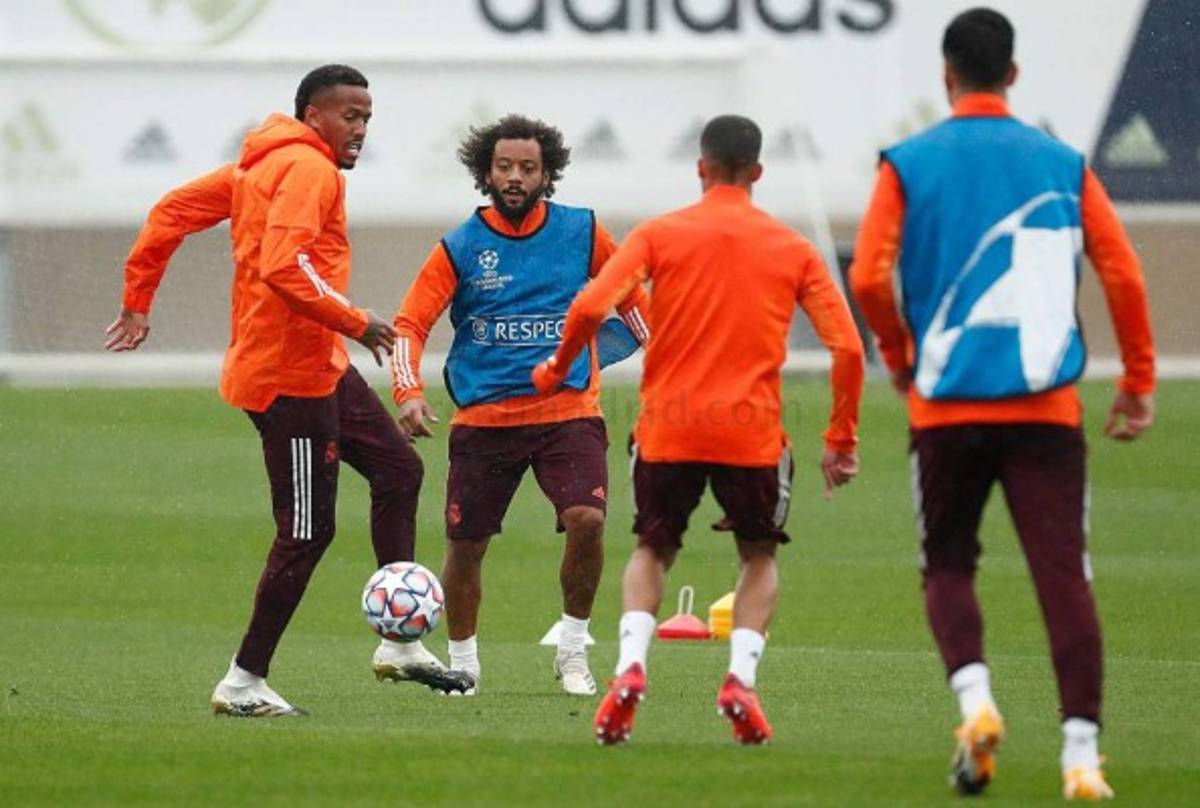 Nuevo integrante y bajo la lluvia: Así fue el entrenamiento del Real Madrid previo a la Champions  