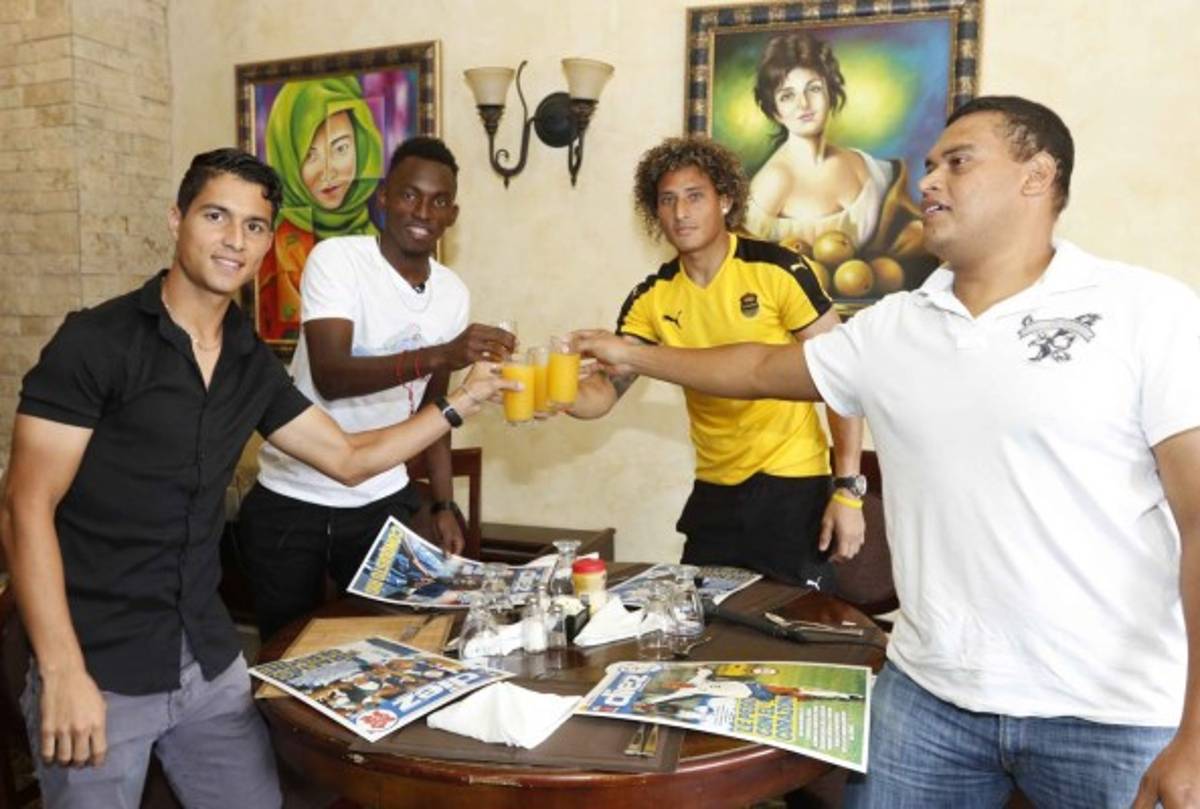 FOTOS: Así fue el desayuno de los cuatro héroes olímpicos de Honduras