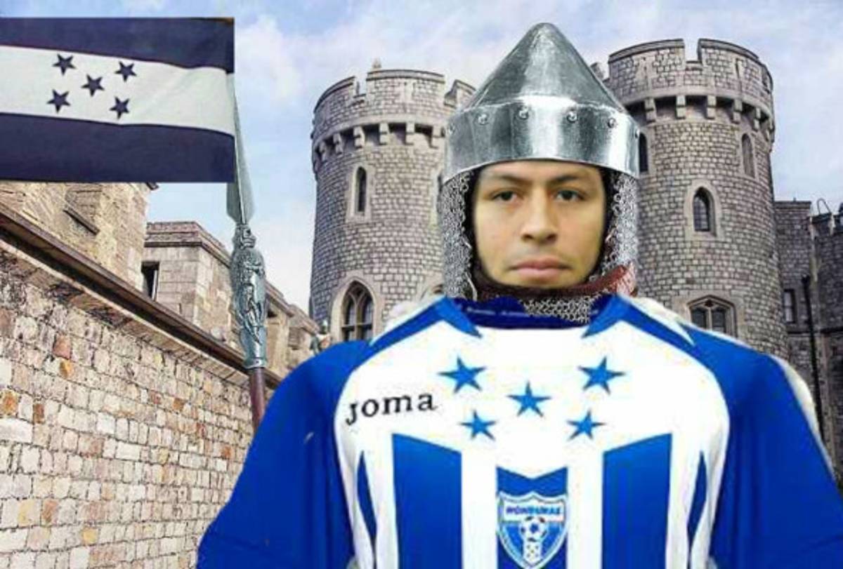 Fotomontajes dedicado al juego entre Honduras y Estados Unidos.