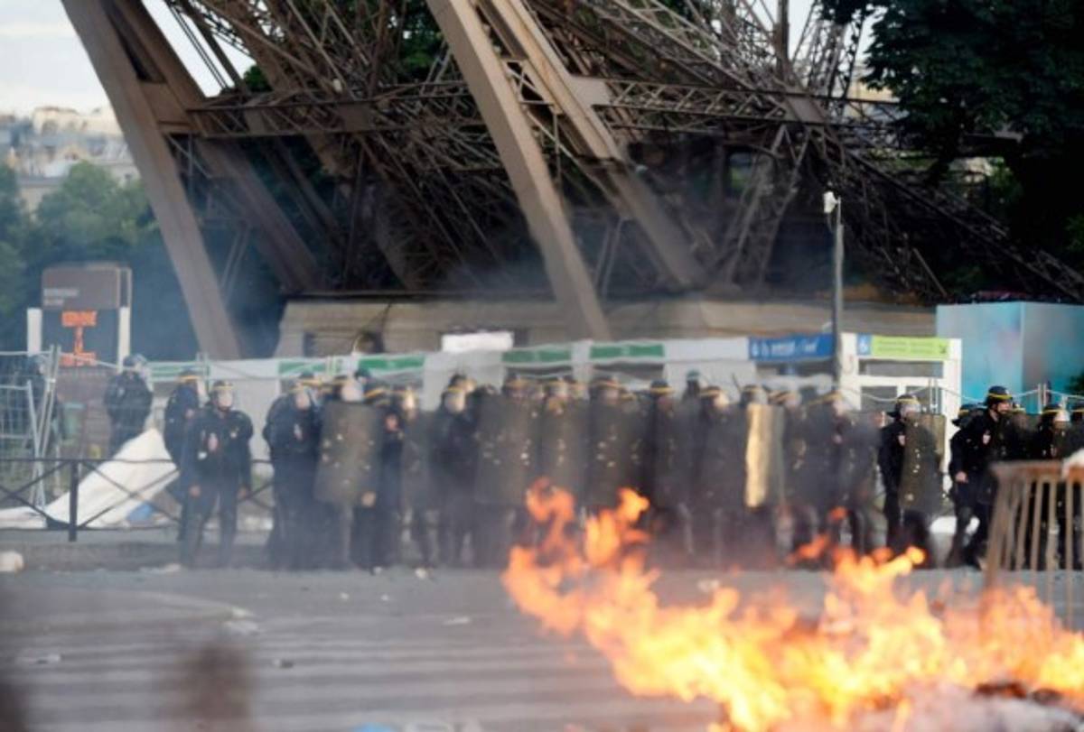 Lo que no viste en la televisión de la final de la Euro entre Francia y Portugal