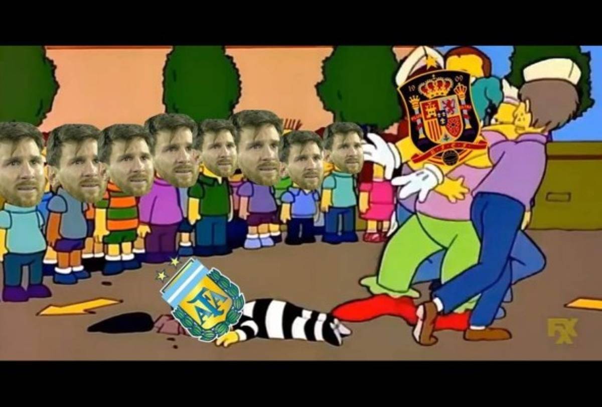 ¡Pobre Messi! Los otros memes que no has visto de la paliza a Argentina en España