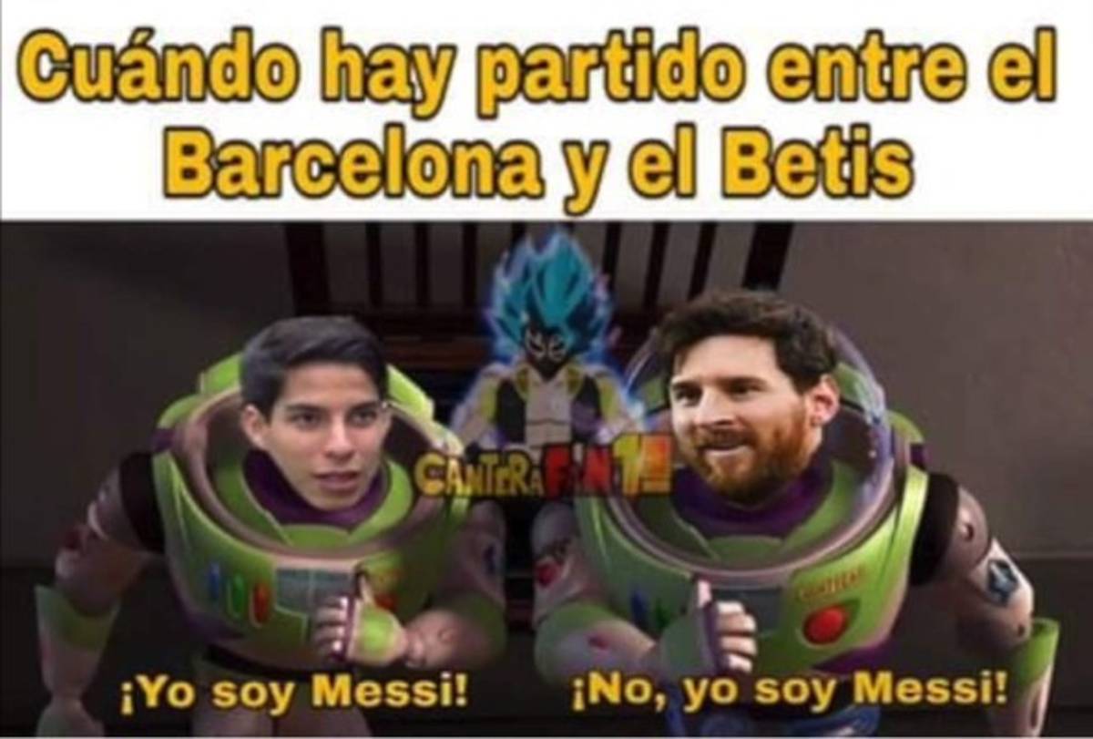 Los memes elogian a Messi tras su hattrick contra el Betis y hacen pedazos al mexicano Diego Lainez