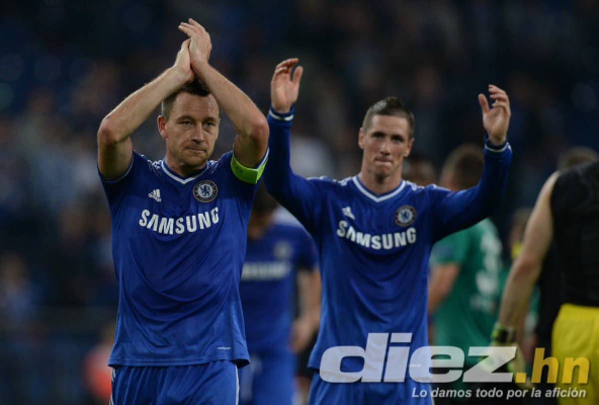 Schalke 04 vs Chelsea FC en UEFA Champions League.