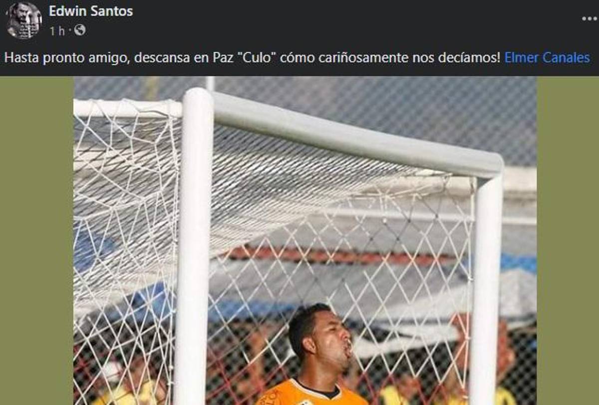 “Vuela alto, Elmer Canales”: Familiares y amistades, consternados por fallecimiento del exportero de la Selección de Honduras