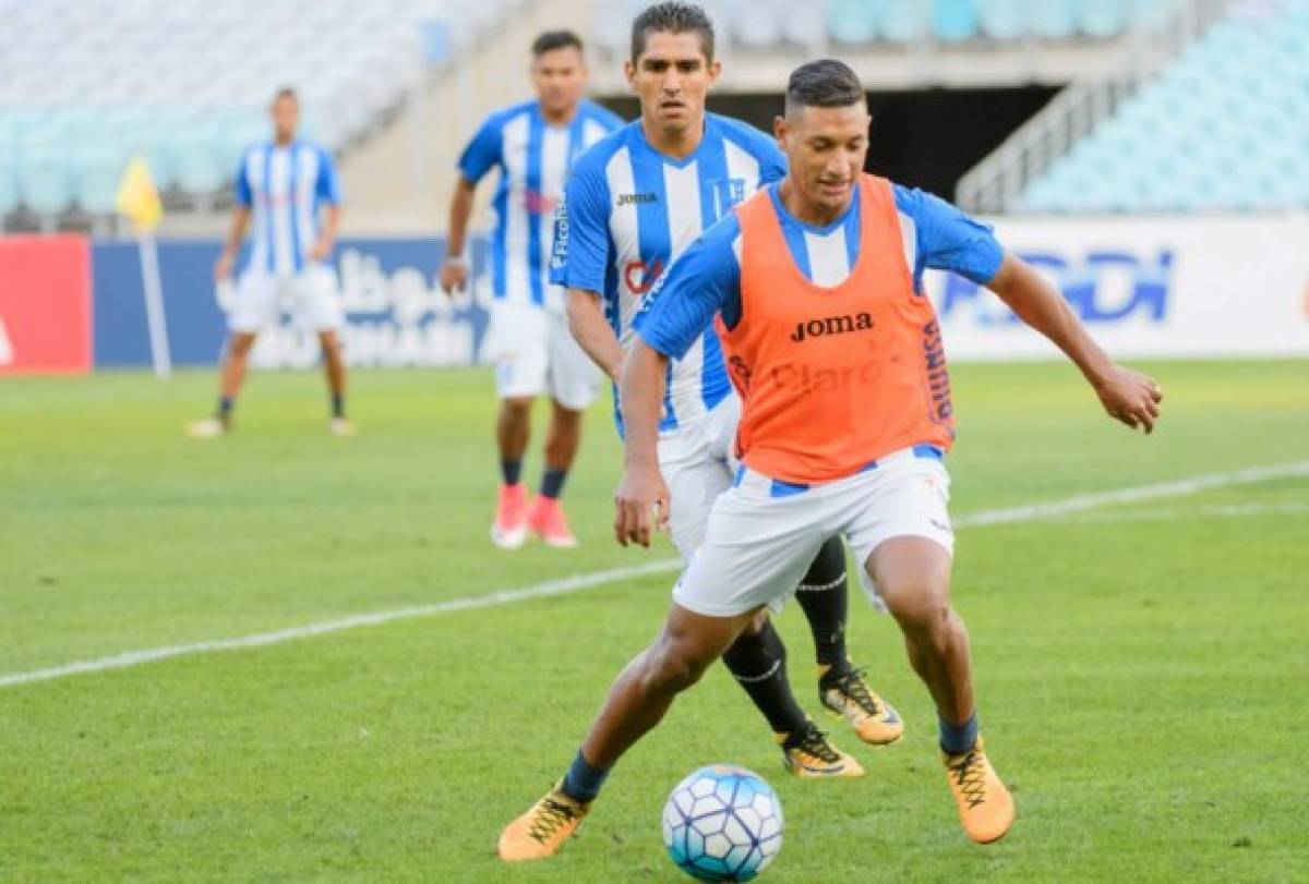 En fotos: Entre espías y la furia de Pinto, así entrenó Honduras en el ANZ Stadium