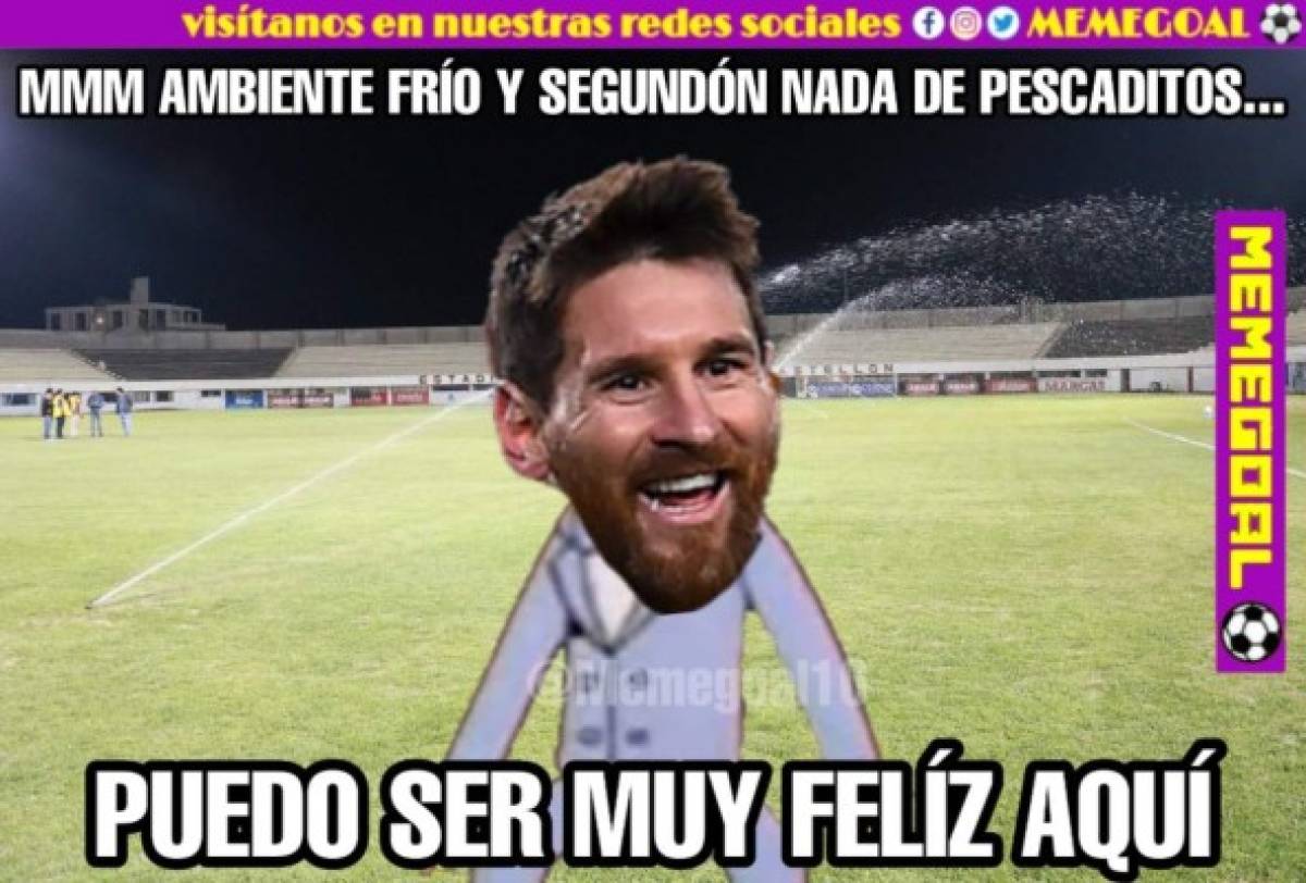 Los crueles memes que dejó la victoria de Argentina ante Bolivia con Messi de protagonista