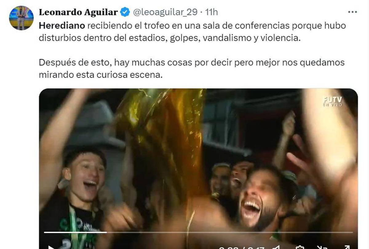 “Vergüenza, malos perdedores”, la escandalosa pelea en la final entre Alajuelense y Herediano en Costa Rica le dio la vuelta al mundo