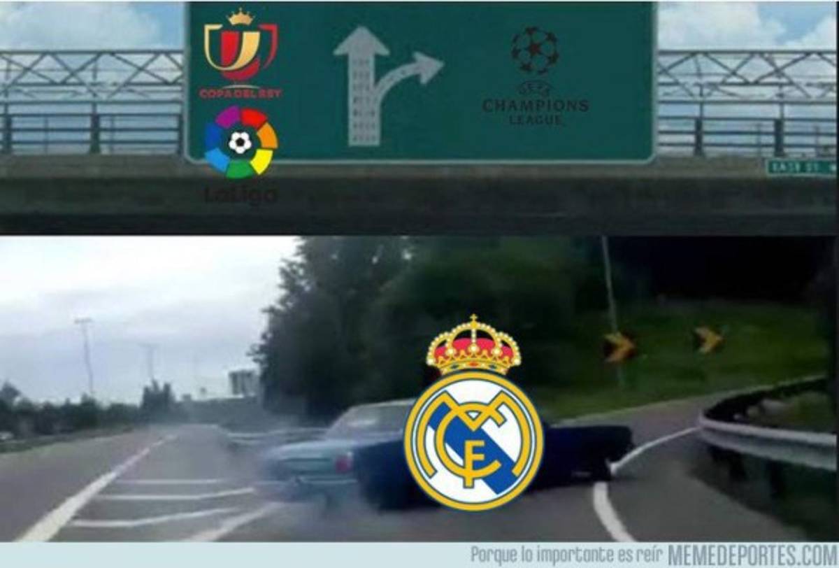 Los otros memes que no has visto del fracaso del Real Madrid en la Copa del Rey