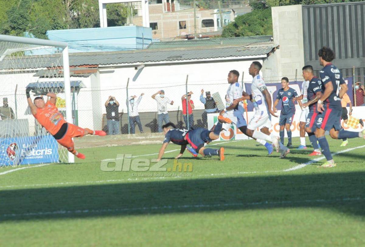 La euforia de Olego por su primer gol oficial en liga y el gesto del ‘Chino’ López tras el agónico triunfo de Motagua