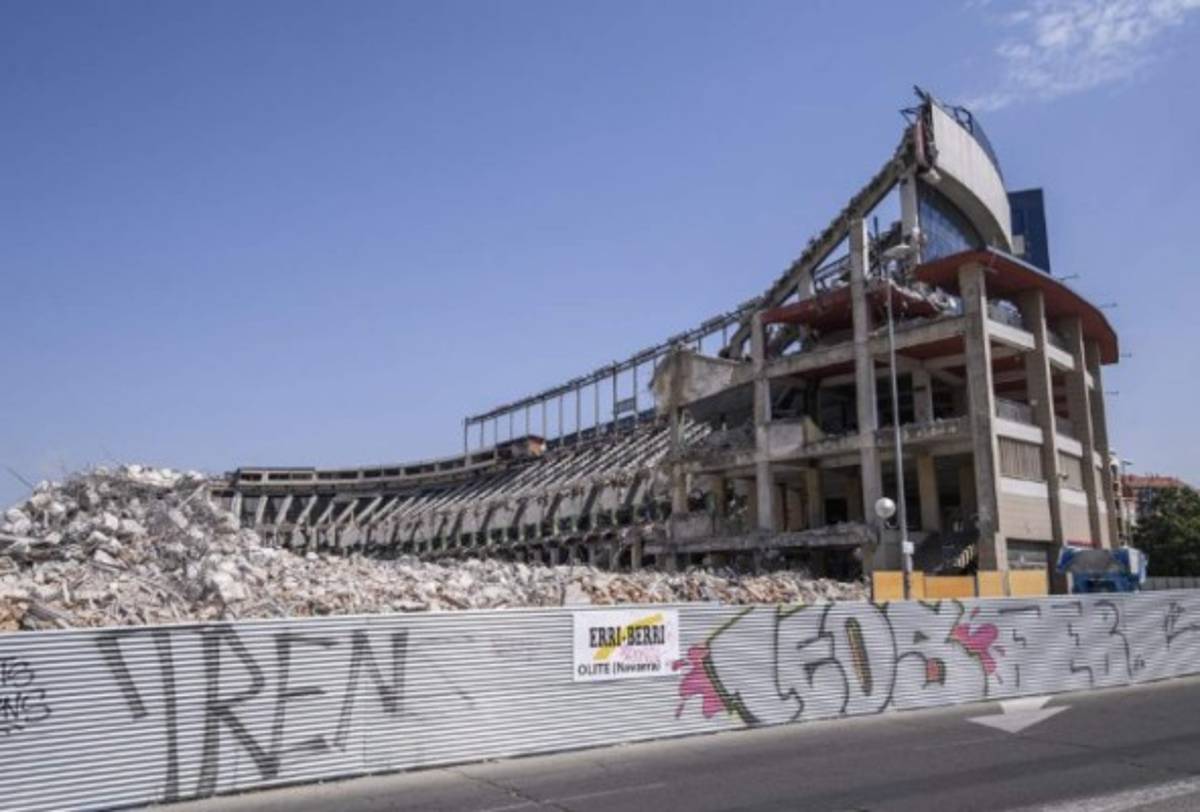 Así desaparece: Las nuevas imágenes de la demolición del estadio Vicente Calderón