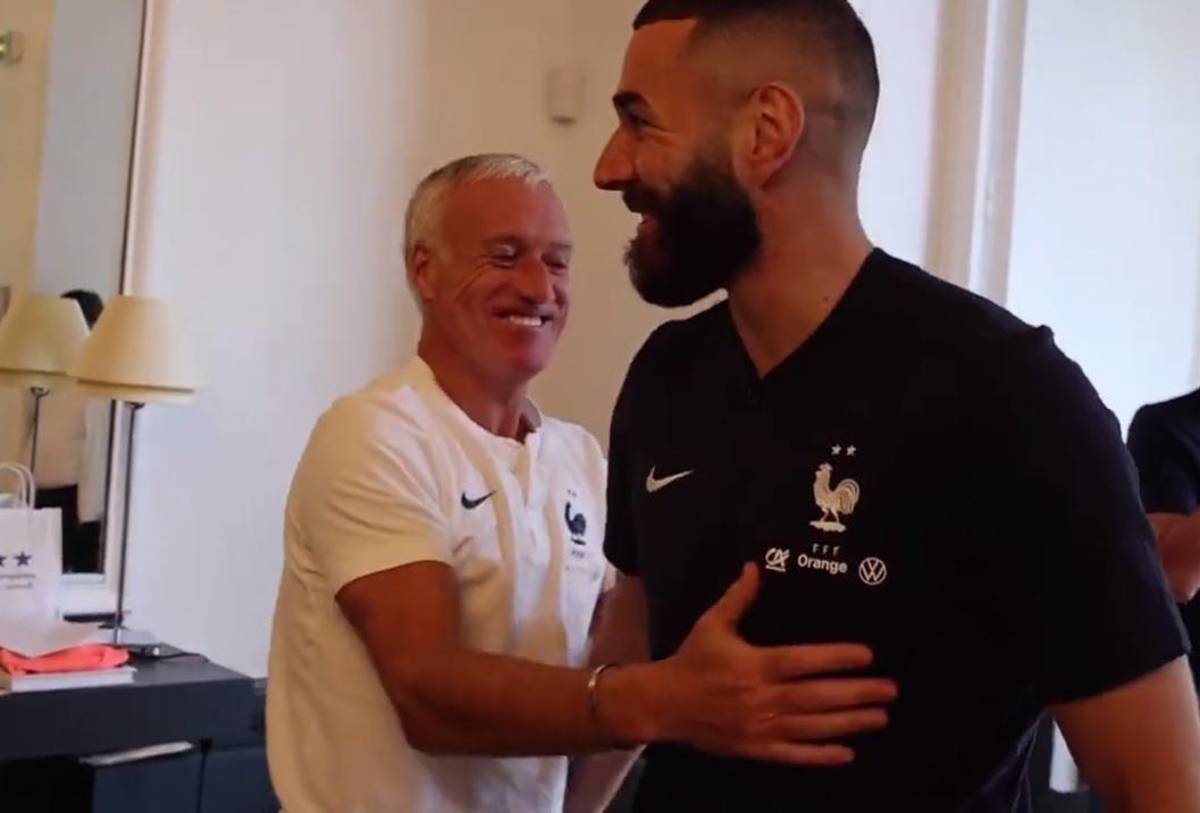 Benzema se unió a la selección de Francia y así fue el reencuentro con Mbappé tras el rechazo al Real Madrid