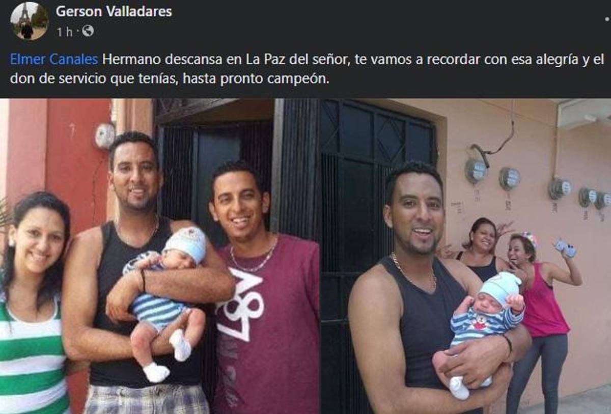 “Vuela alto, Elmer Canales”: Familiares y amistades, consternados por fallecimiento del exportero de la Selección de Honduras