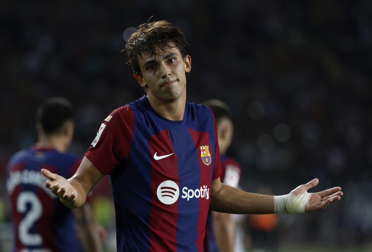 Joao Félix lleva tres goles y dos asistencias en siete partidos con el Barcelona.