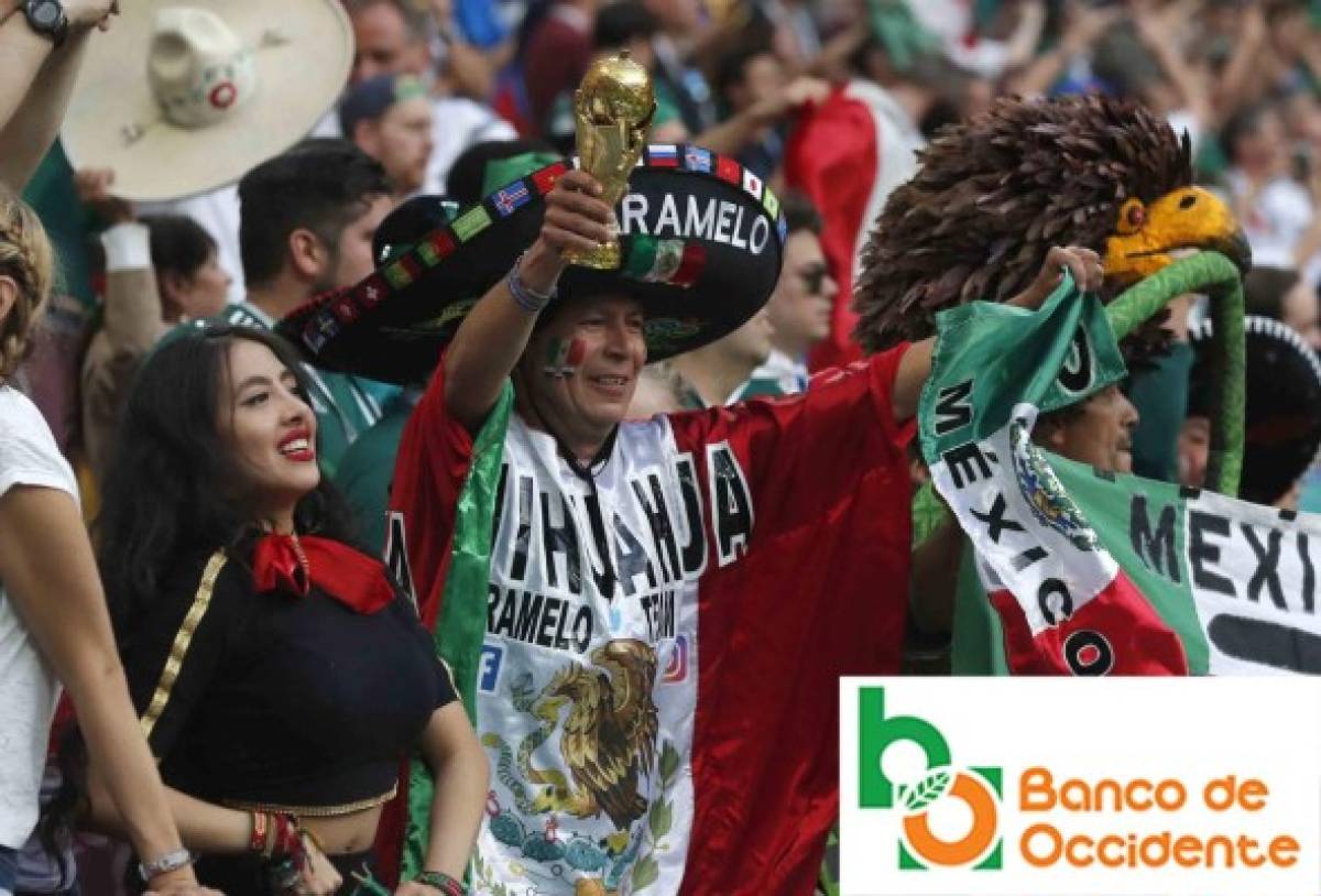 Fotos curiosas: Aficionados mexicanos se robaron el show en el Mundial de Rusia