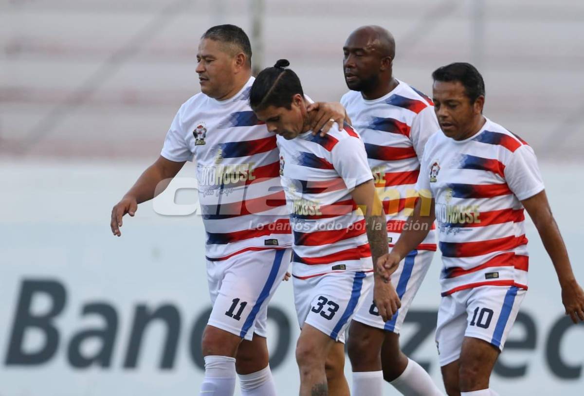 ¡No pierden el toque! Así lucen los exjugadores de Olimpia y Motagua que disfrutaron en un partido benéfico en Tegucigalpa