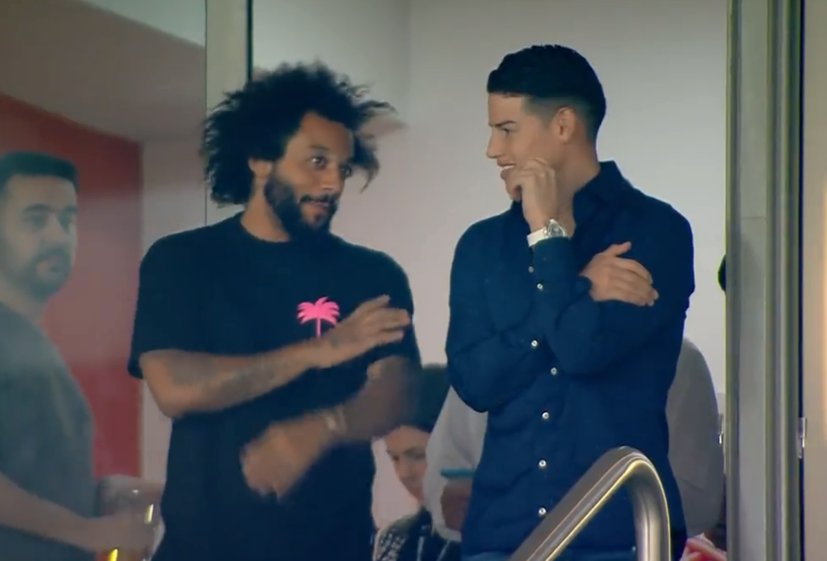 Así fue el reencuentro de James Rodríguez y Marcelo en el Olympiacos... ¡y la mala noticia que recibió sin haber debutado!