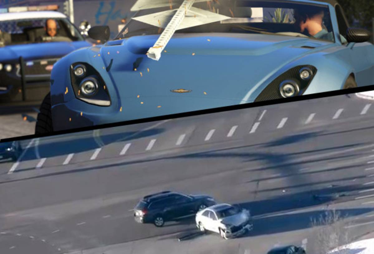 VIDEO: En Colorado, persiguieron a hombre al estilo GTA