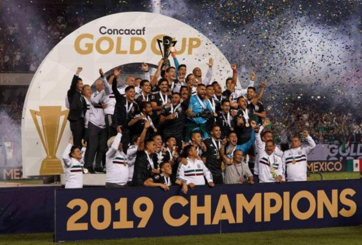 No se vio por tv: El festejo de México al coronarse campeón de la Copa Oro