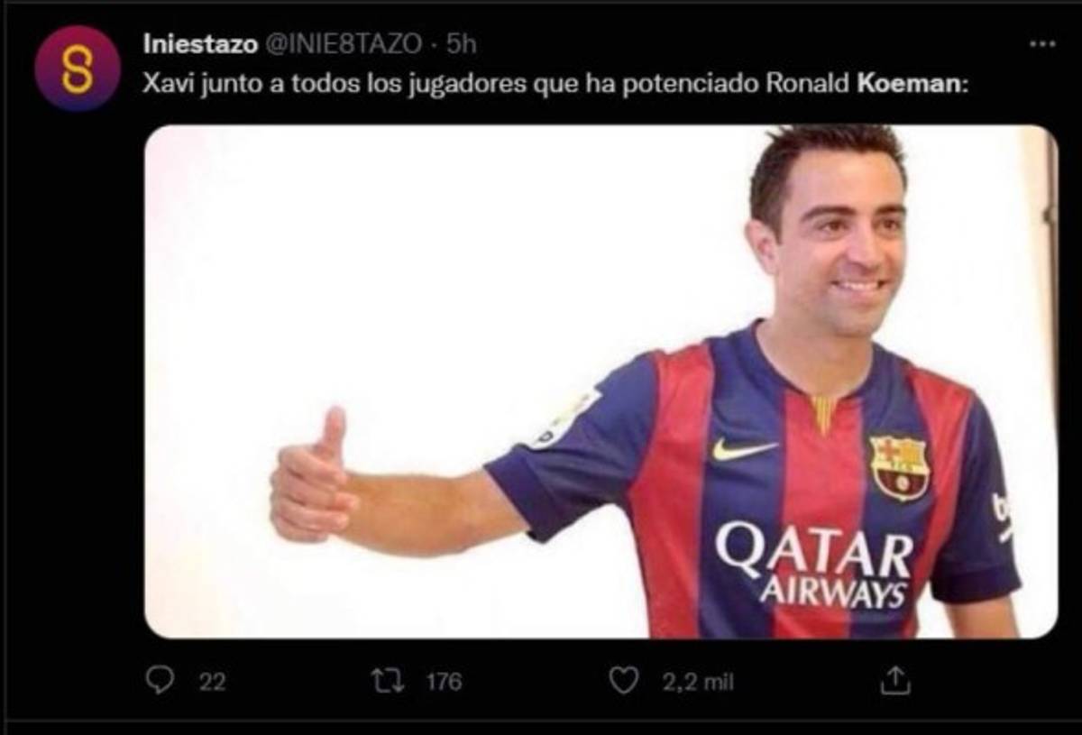 Koeman fue despedido del Barcelona y los memes destrozan al entrenador holandés