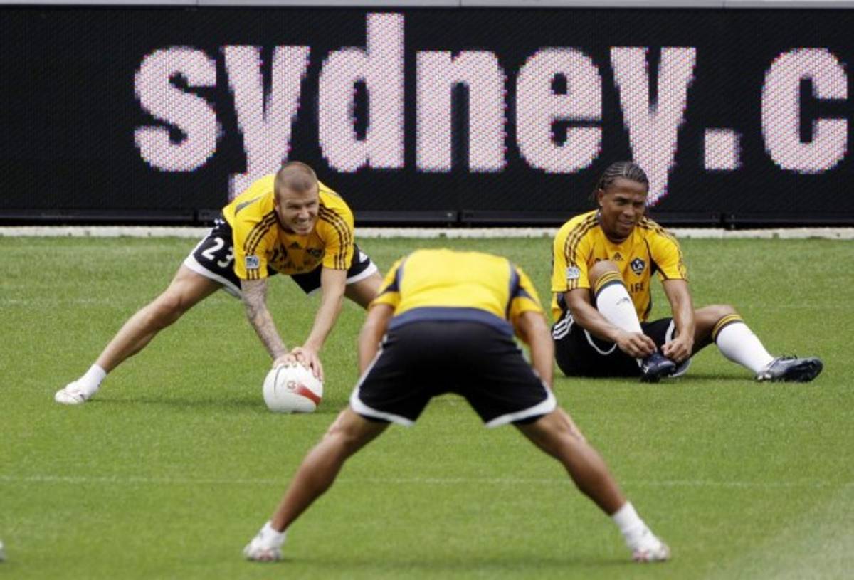 12 fotos que demuestra la buena relación de Pavón y Beckham en Galaxy