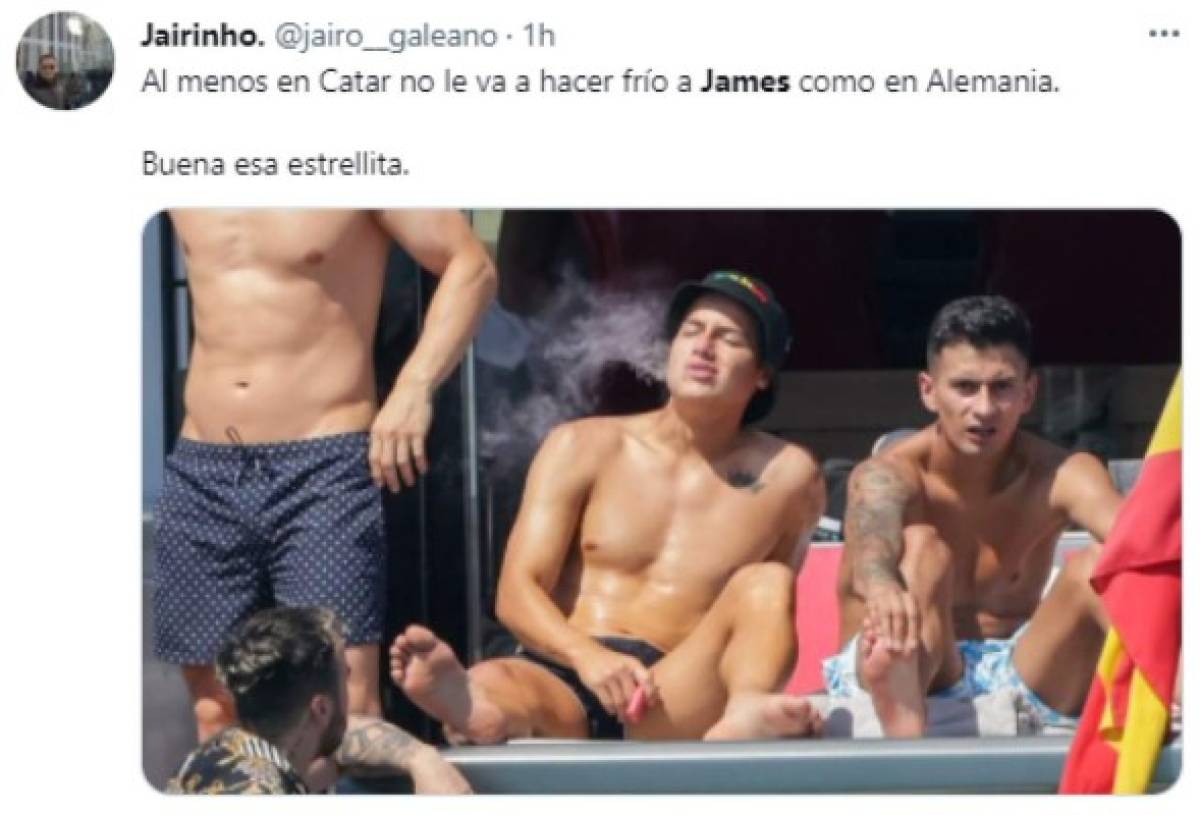 James Rodríguez es destrozado con divertidos memes por su eventual llegada al fútbol de Qatar