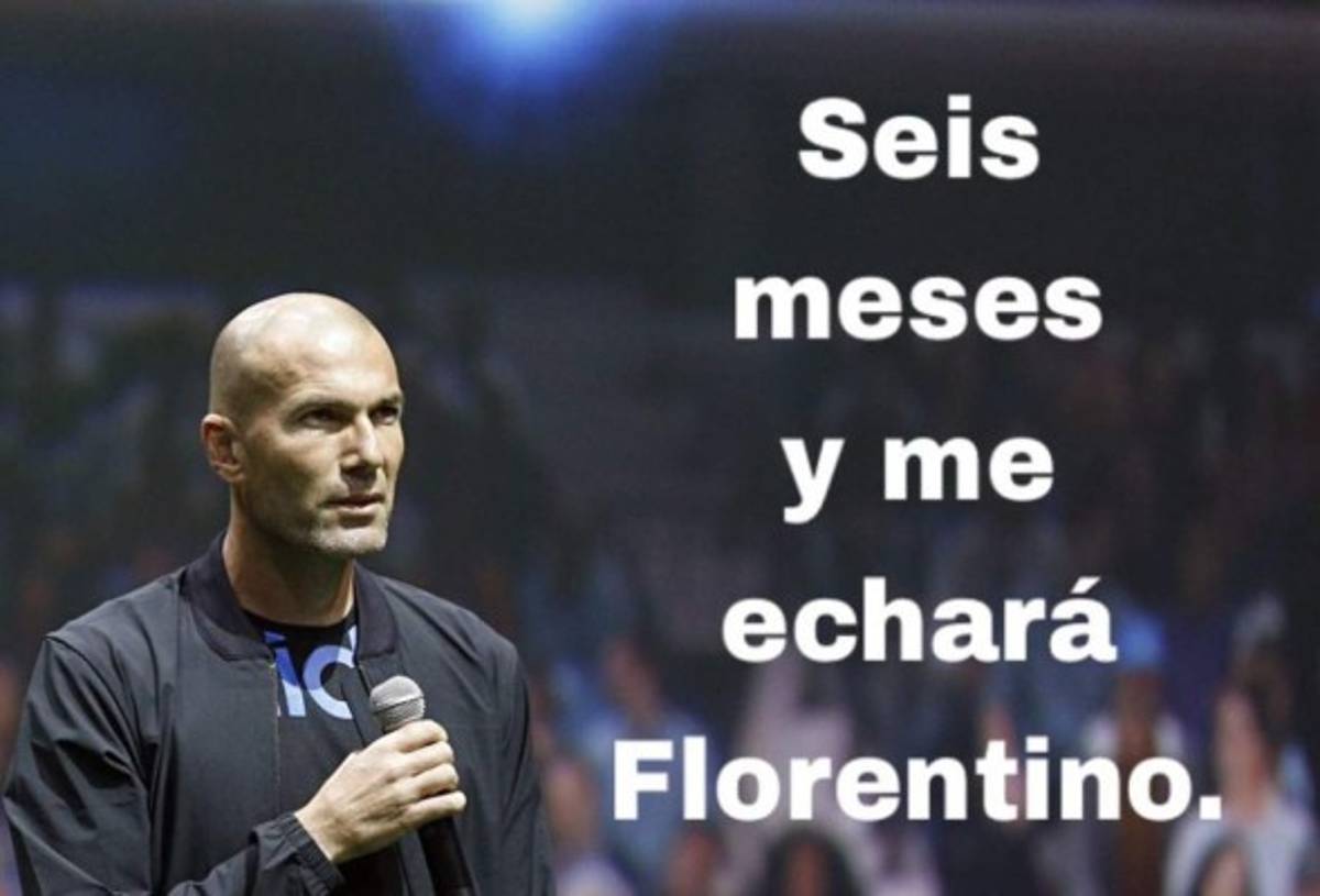 Los memes también arrasaron en el primer día de Zidane con el Madrid