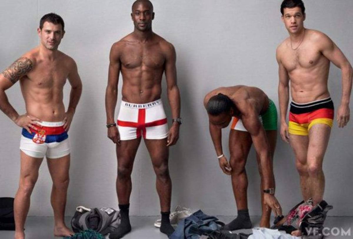 Los futbolistas que decidieron posar en calzoncillos