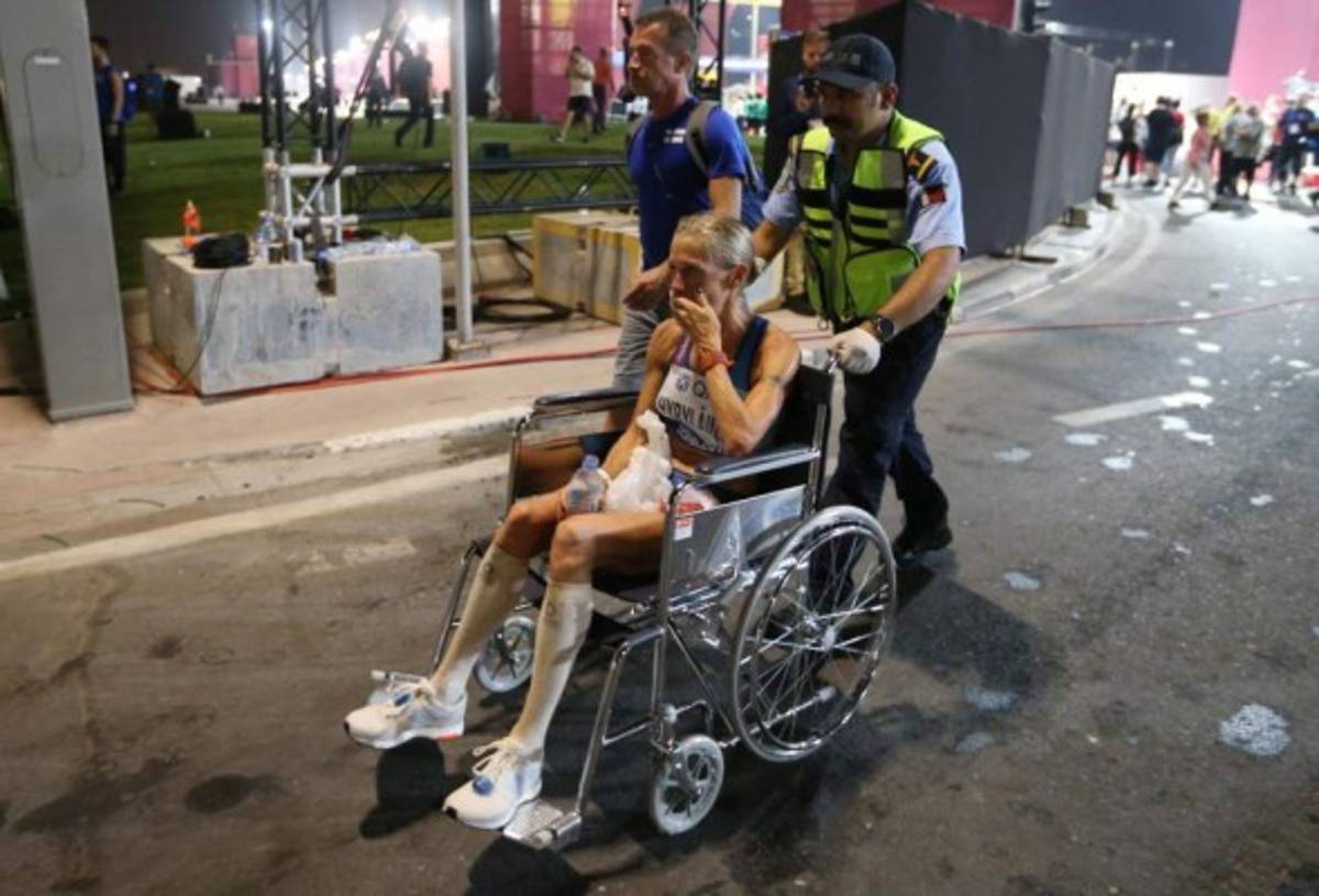 ¡Una catástrofe! El drama que viven los atletas en el Mundial de Doha por las altas temperaturas