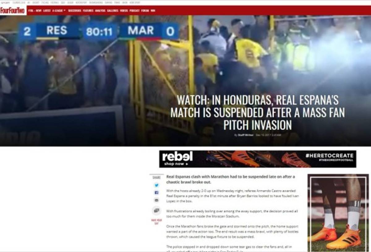 Así reaccionan los medios internacionales por desorden en el Morazán