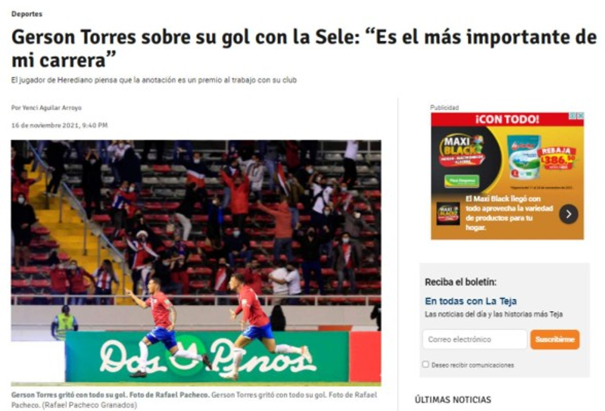 Hincaron a la 'H': lo que dicen en Costa Rica tras resucitar y acabar con el sueño de Honduras rumbo a Qatar