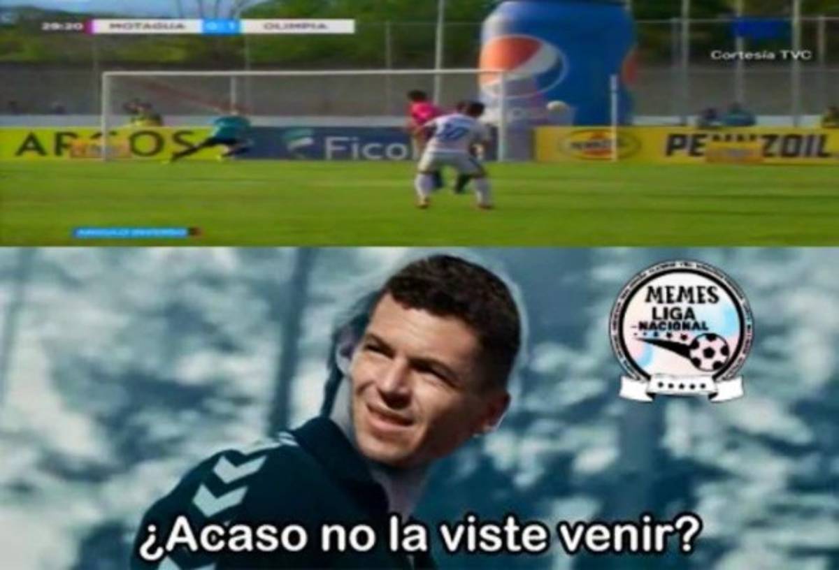 Los memes destrozan al Motagua tras caer en el clásico ante Olimpia en Comayagua