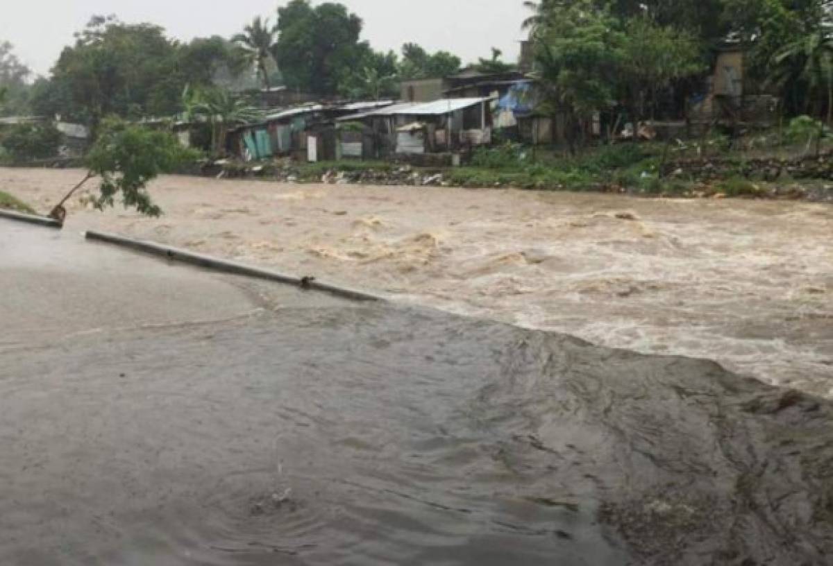 Sucumbe la capital industrial: Así luce San Pedro Sula por las fuertes lluvias que está dejando Iota