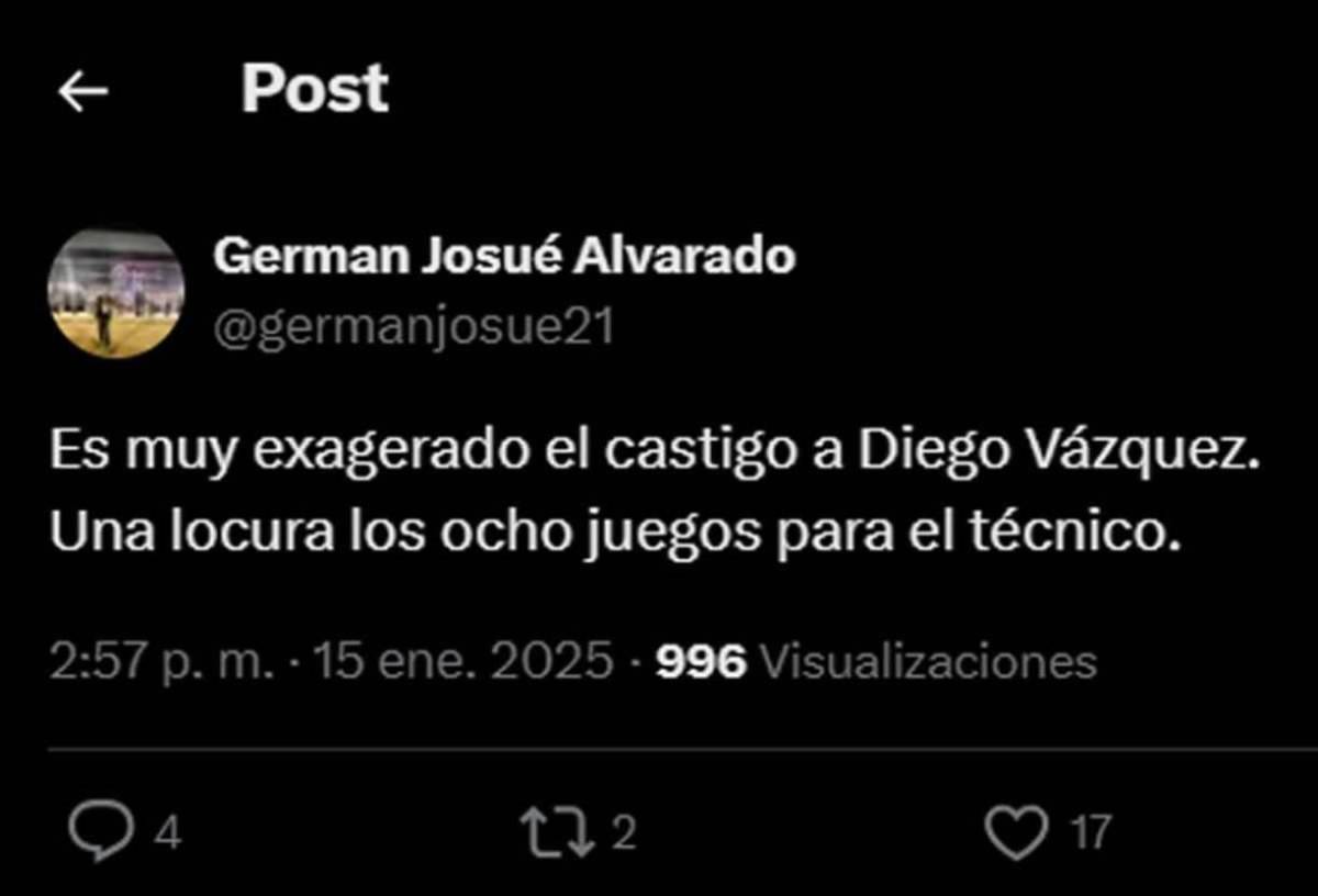 “Faltó que no lo dejaran entrar al país”: la reacción al duro castigo de Diego Vázquez y piden sanción para Olimpia