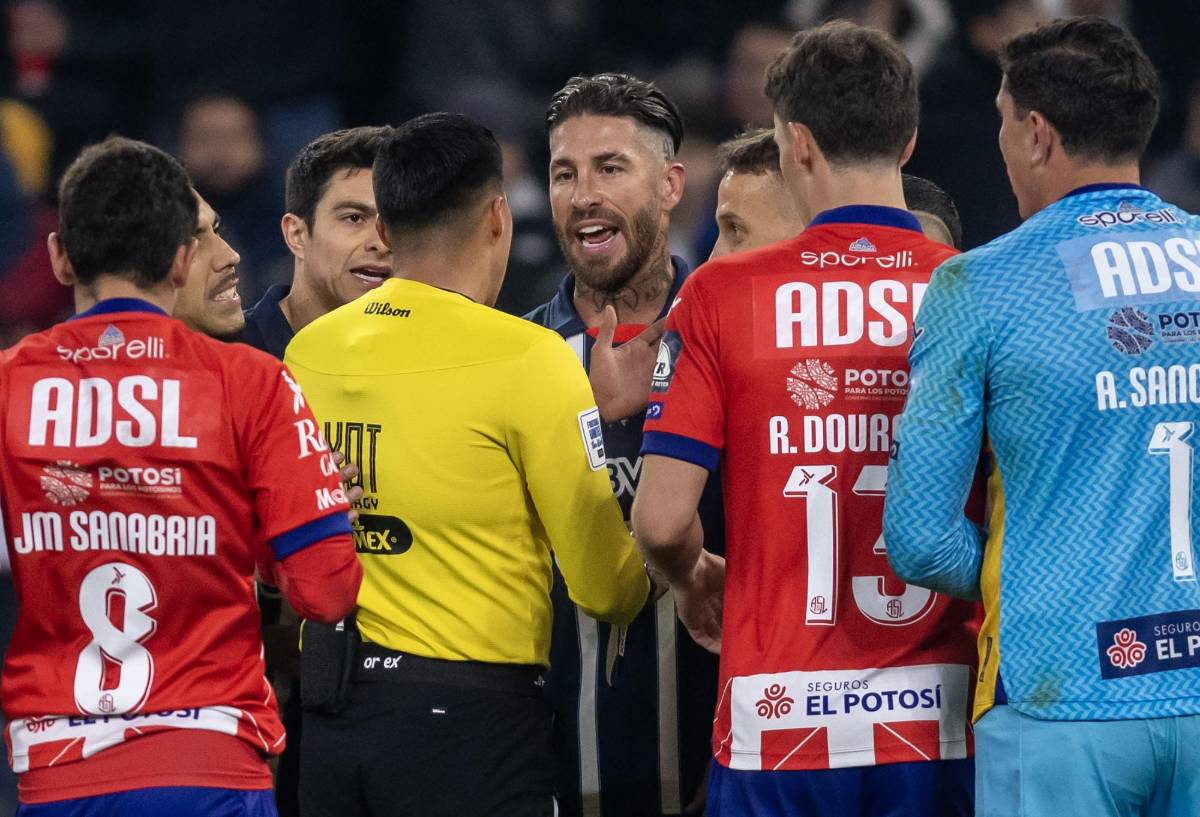 Así fue el debut de Sergio Ramos con Monterrey: triunfo sobre San Luis y casi marca un golazo como en la final de Champions