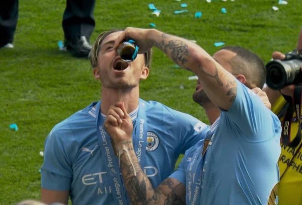 Grealish ebrio y así fue captado Pep Guardiola: la ‘loca’ fiesta del City campeón de Premier ¿Qué pasó con Haaland?