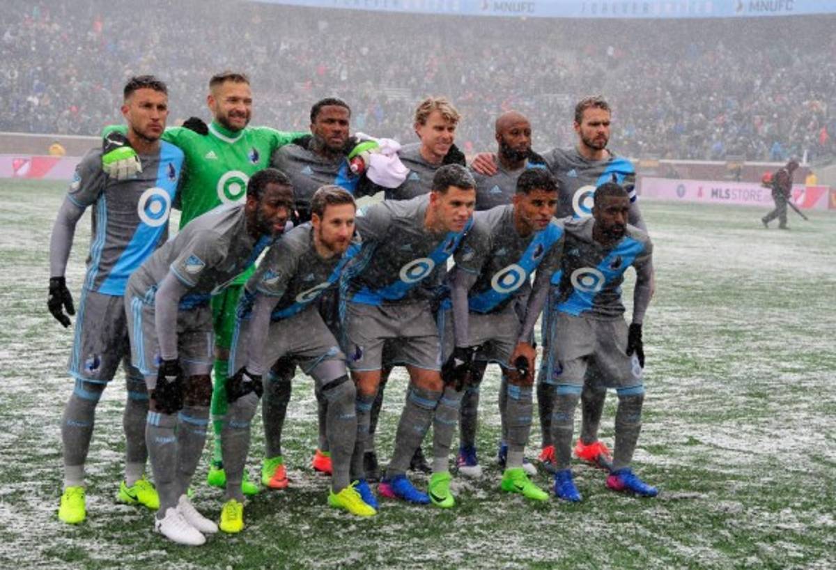 Las fotografías más sorprendentes del Atlanta-Minnesota bajo la nieve en la MLS