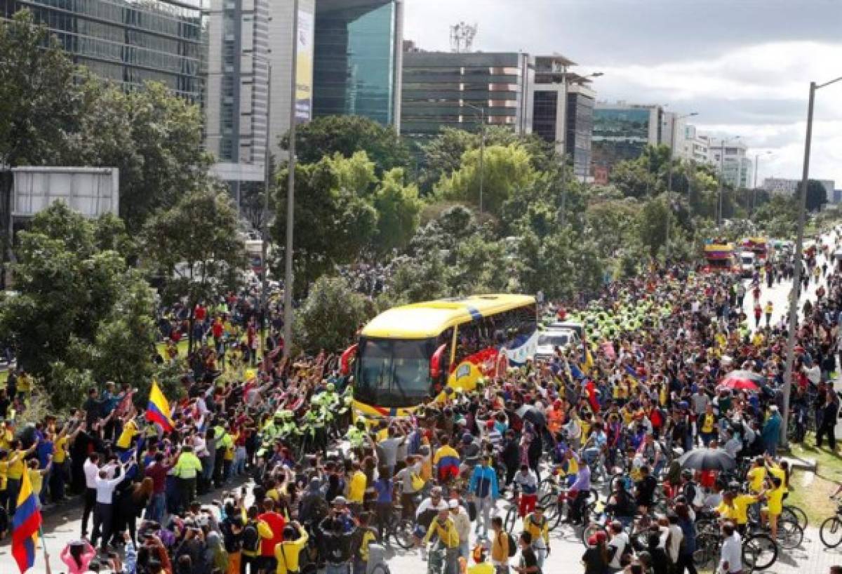 ¡Monumental! Colombia le da a su selección un recibimiento de campeón