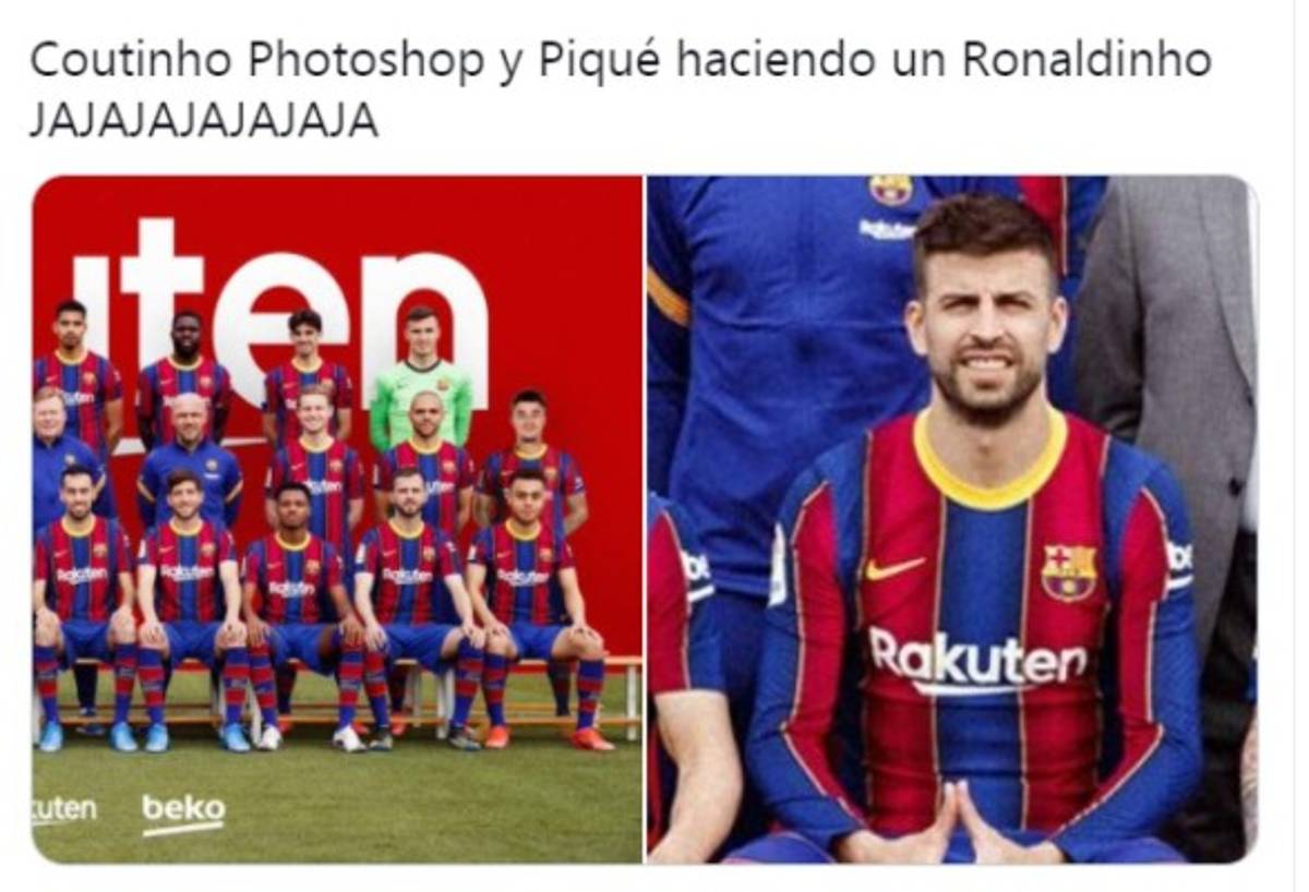 Nadie se salva: Barcelona se saca la foto oficial y las redes estallan con divertidos memes