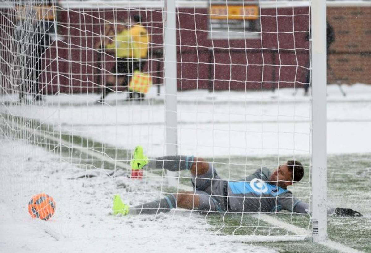 Las fotografías más sorprendentes del Atlanta-Minnesota bajo la nieve en la MLS