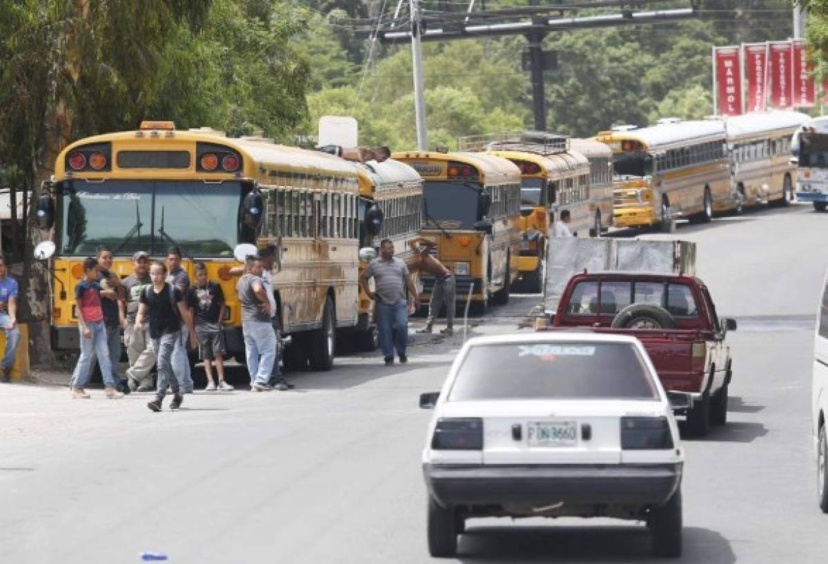 FOTOS: Así luce Honduras con el paro nacional de transporte