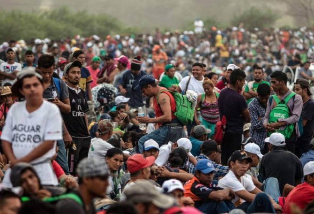 FOTOS: Caravana de migrantes viaja a Ciudad de México para pedir permiso migratorio