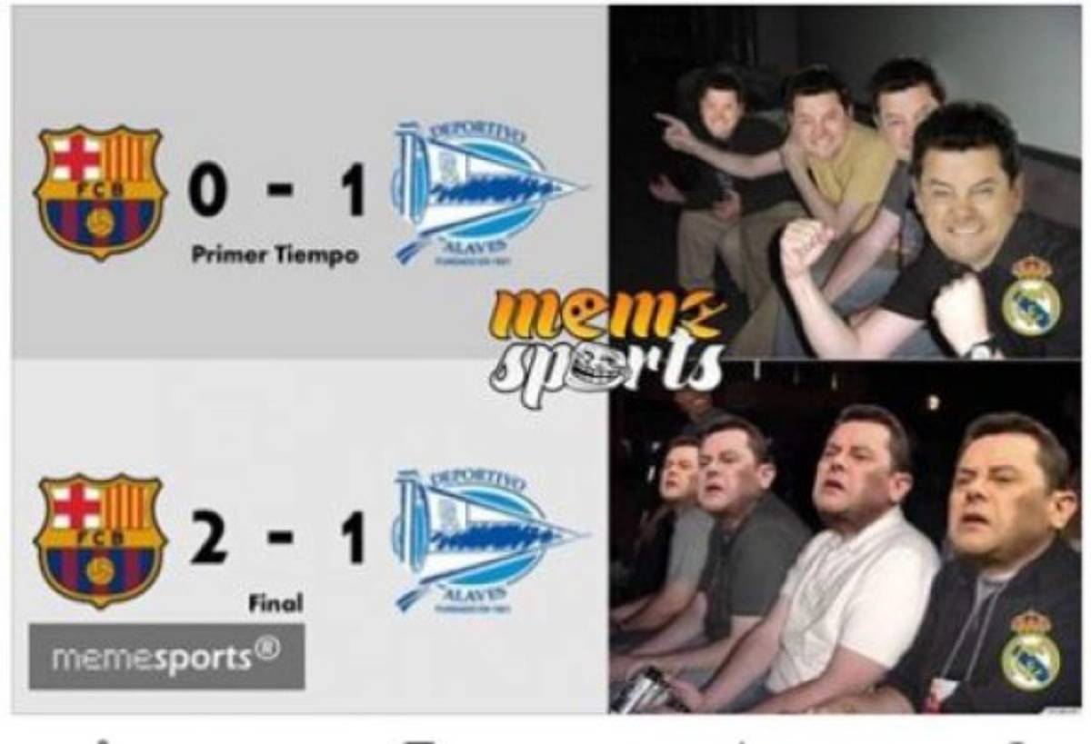 Los mejores memes de la sufrida victoria del FC Barcelona ante el Alavés