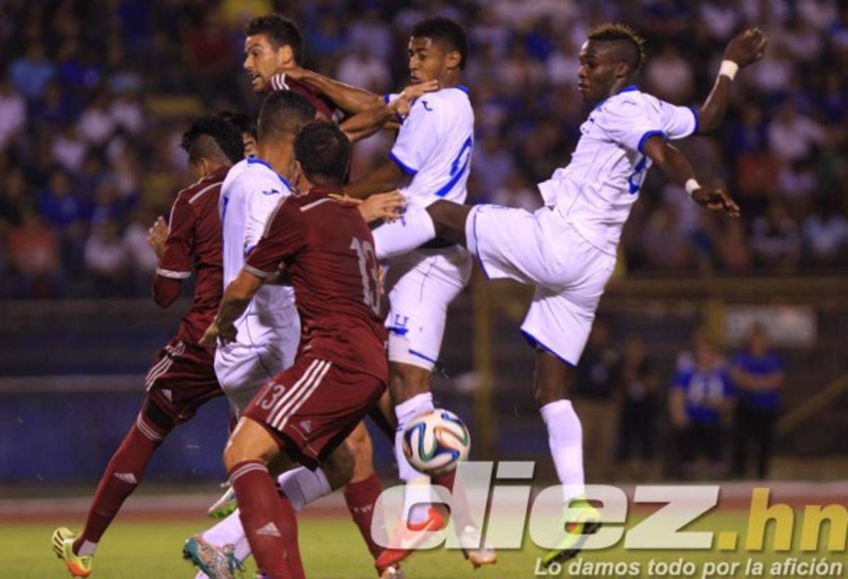 Las mejores imágenes del amistoso Honduras-Venezuela