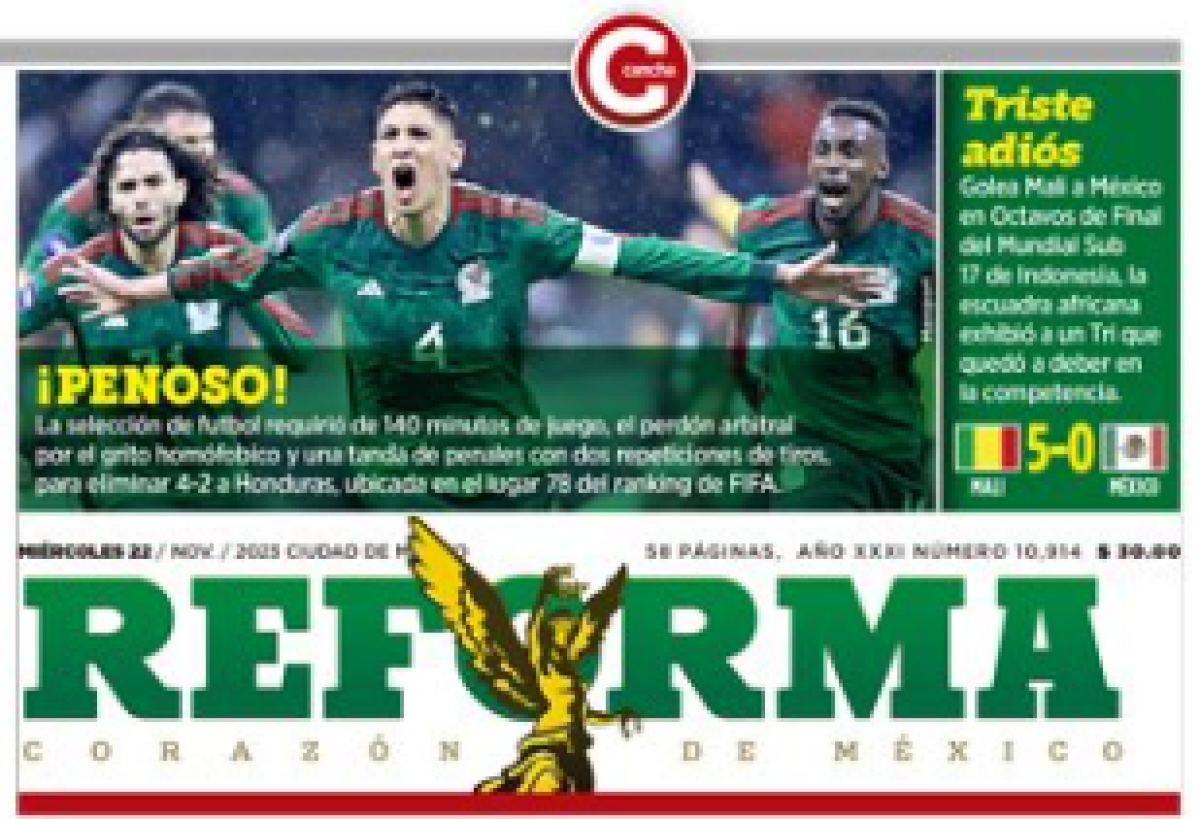 ¡Dardazo de Faitelson a Honduras y atacan a Concacaf! Prensa internacional reacciona al manchado triunfo de México