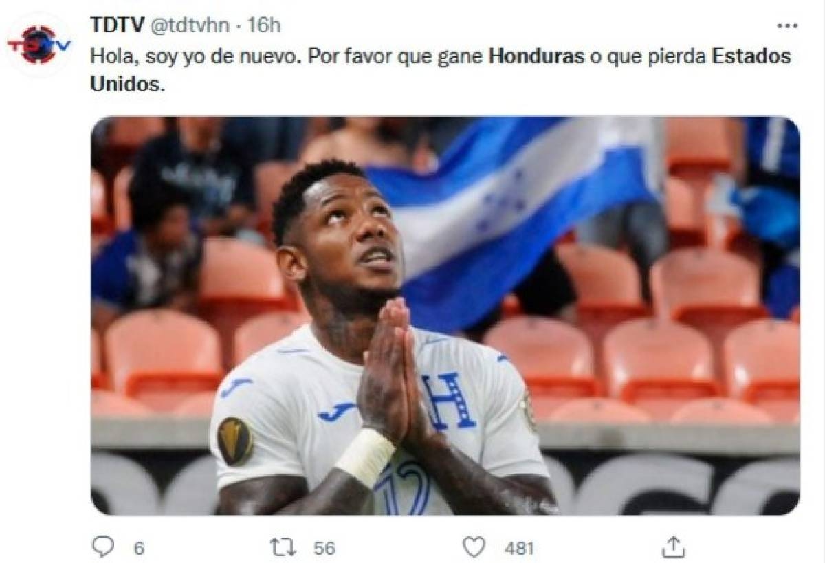 Los crueles memes que ya calientan el Honduras-Estados Unidos en el estadio Olímpico