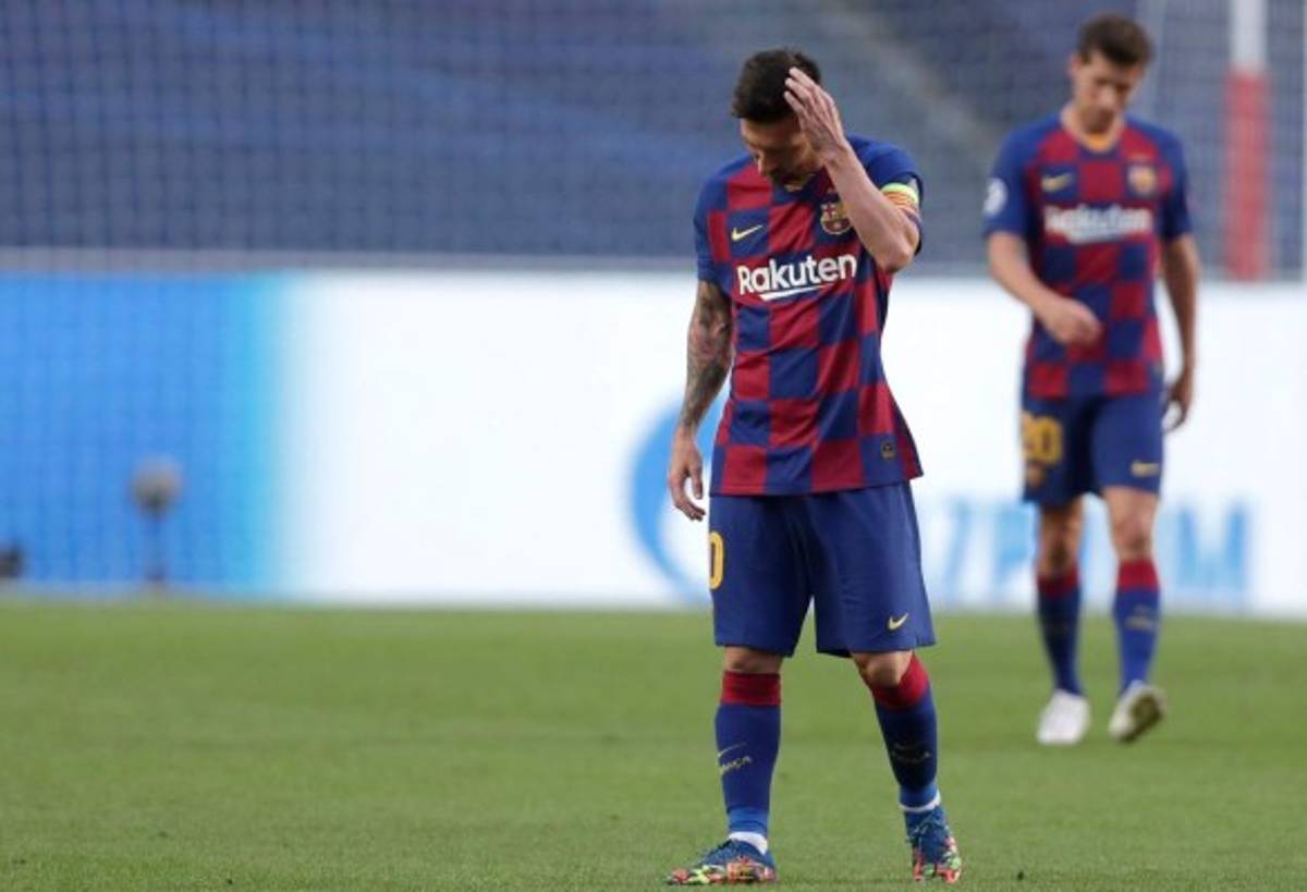 Decepción, impotencia, amargura... los terribles gestos de Messi en el partido ante el Bayern