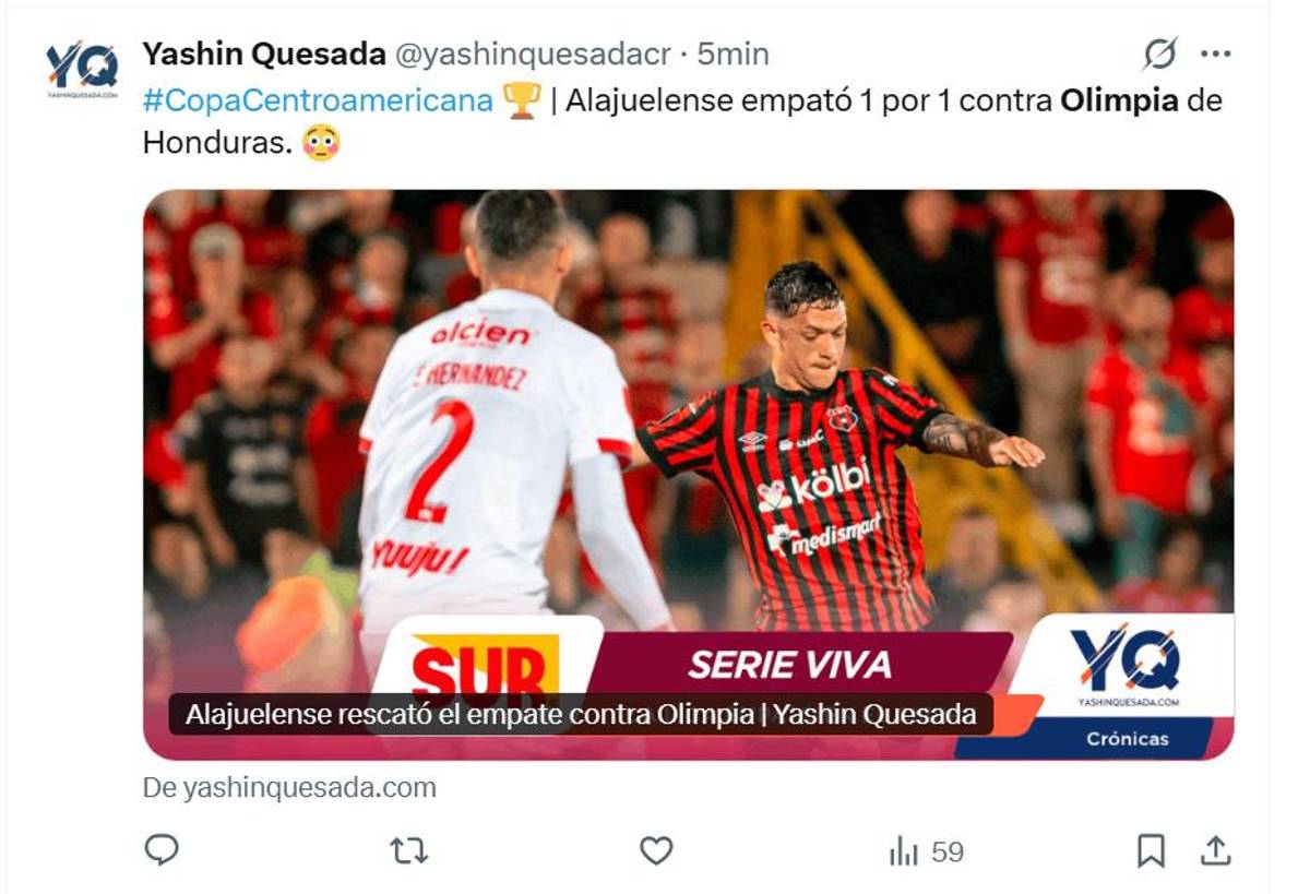 Olimpia se lleva la ventaja, el Morera Soto es de entrenamiento para el León: la prensa catracha y tica opinó con el Alajuelense vs Olimpia