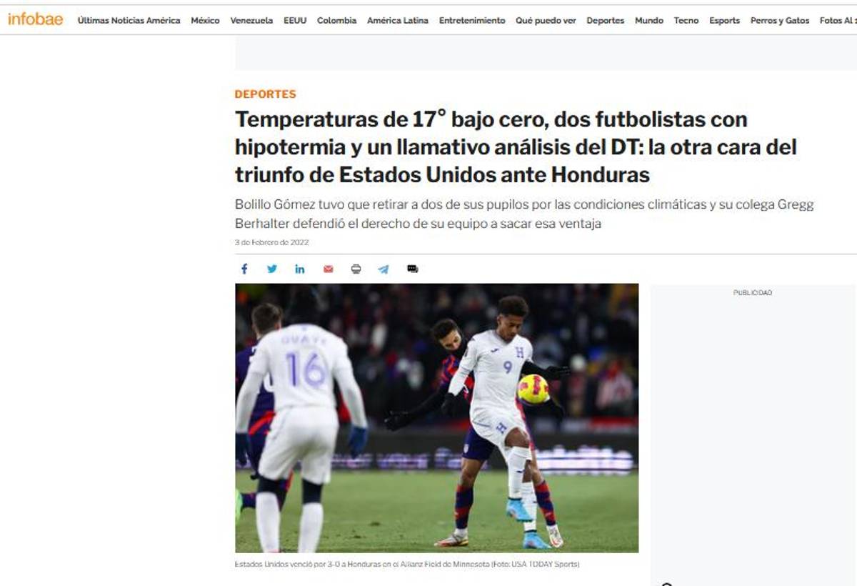 “Trampa mortal y escándalo”: Lo que amaneció diciendo la prensa mundial de la derrota de Honduras ante EUA